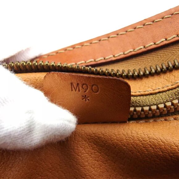 CELINE Clutch Bag Macadam Beige PVC x Leather Authentic USED T20587 - Picture 7 of 9